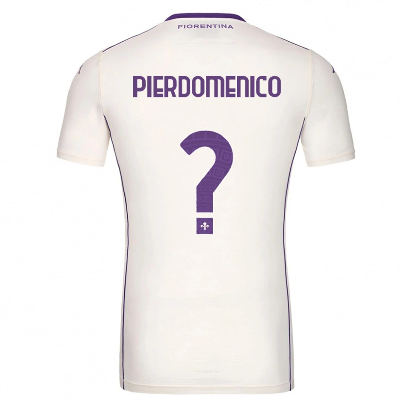 Danxen Kvinnor Jacopo Di Pierdomenico #0 Vit Lila Röd Bortatröja Matchtröjor 2025/26 Tröjor T-Tröja