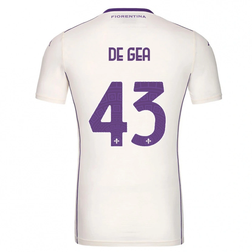 Danxen Kvinnor David De Gea #43 Vit Lila Röd Bortatröja Matchtröjor 2025/26 Tröjor T-Tröja