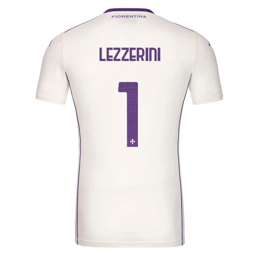 Danxen Kvinnor Luca Lezzerini #1 Vit Lila Röd Bortatröja Matchtröjor 2025/26 Tröjor T-Tröja