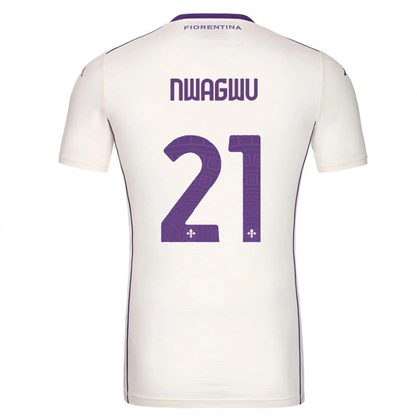 Danxen Kvinnor Ikenna Nwagwu #21 Vit Lila Röd Bortatröja Matchtröjor 2025/26 Tröjor T-Tröja