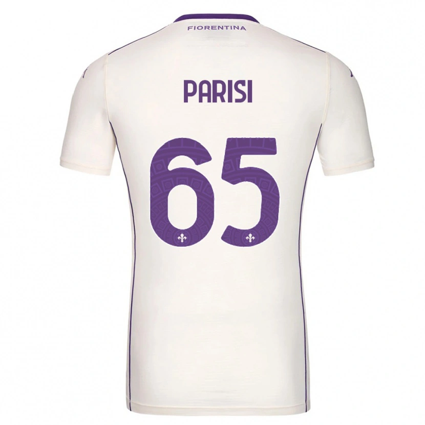 Danxen Kvinnor Fabiano Parisi #65 Vit Lila Röd Bortatröja Matchtröjor 2025/26 Tröjor T-Tröja