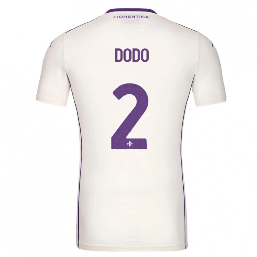 Danxen Kvinnor Dodô #2 Vit Lila Röd Bortatröja Matchtröjor 2025/26 Tröjor T-Tröja