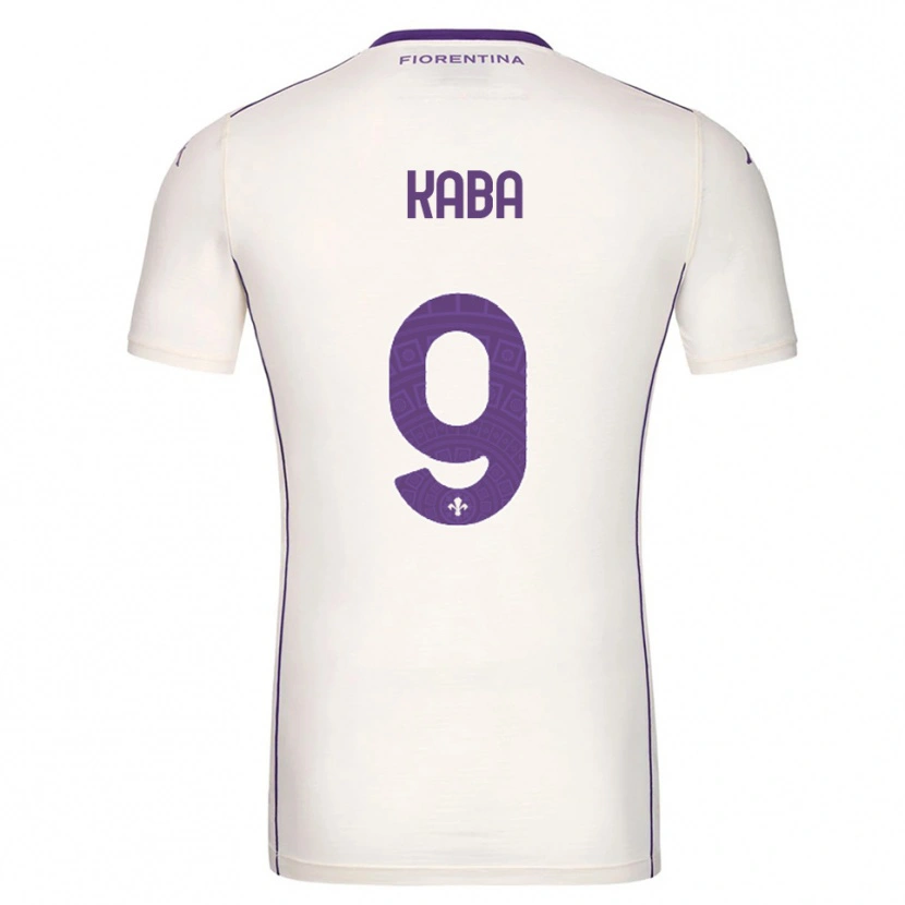 Danxen Kvinnor Karamoko Kaba #9 Vit Lila Röd Bortatröja Matchtröjor 2025/26 Tröjor T-Tröja