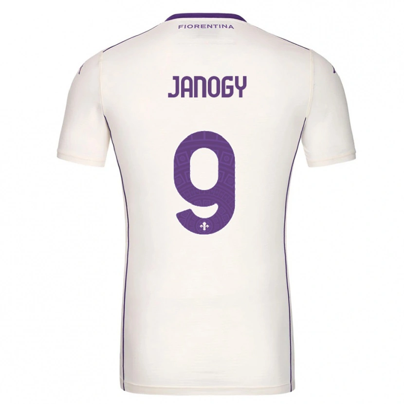 Danxen Kvinnor Madelen Janogy #9 Vit Lila Röd Bortatröja Matchtröjor 2025/26 Tröjor T-Tröja