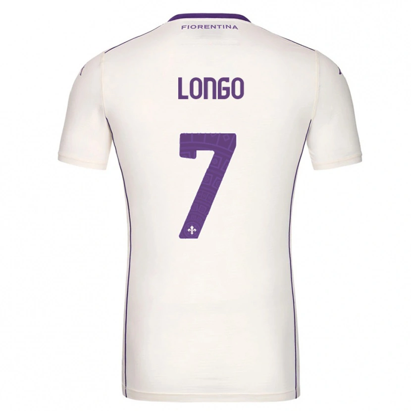 Danxen Kvinnor Miriam Chiara Longo #7 Vit Lila Röd Bortatröja Matchtröjor 2025/26 Tröjor T-Tröja