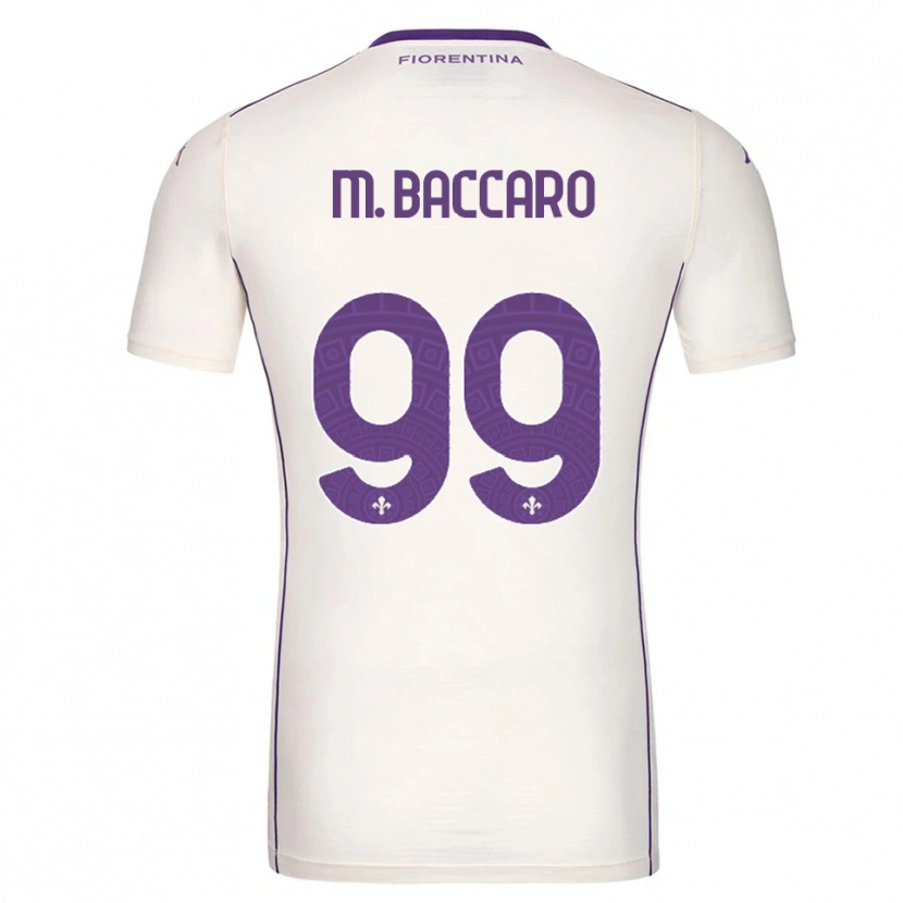 Danxen Kvinnor Giulia Maria Baccaro #99 Vit Lila Röd Bortatröja Matchtröjor 2025/26 Tröjor T-Tröja