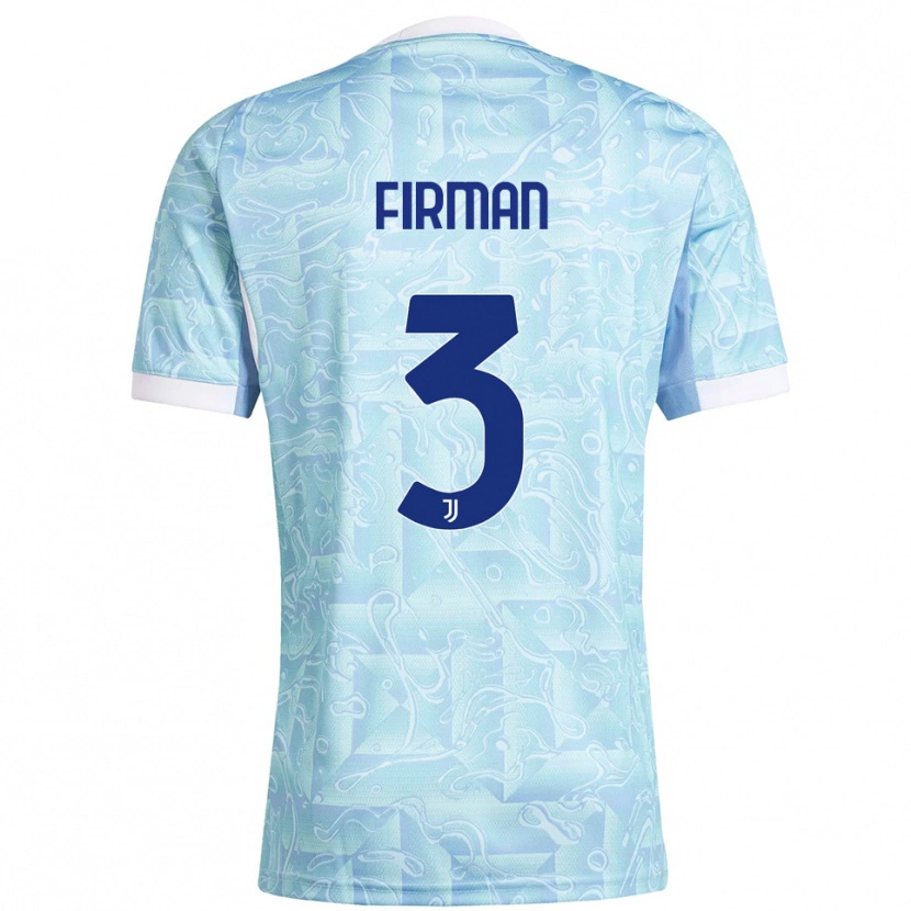 Danxen Kvinnor Andriy Firman #3 Himmelsblå Gul Bortatröja Matchtröjor 2025/26 Tröjor T-Tröja