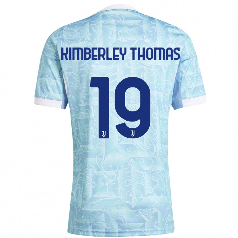 Danxen Kvinnor Lindsey Kimberley Thomas #19 Himmelsblå Gul Bortatröja Matchtröjor 2025/26 Tröjor T-Tröja