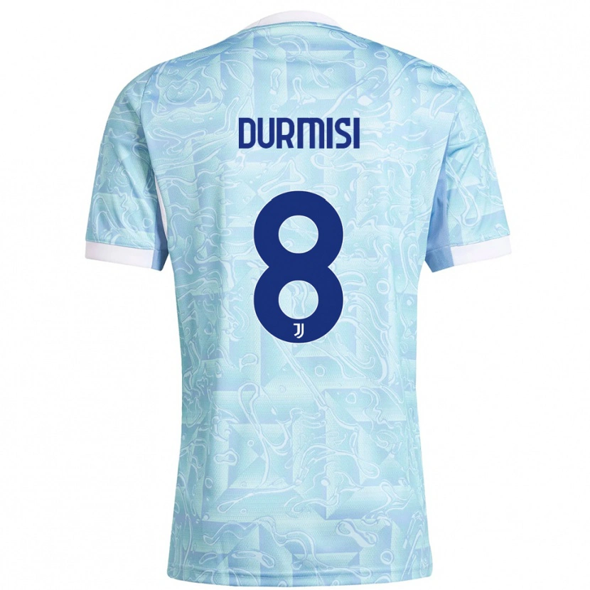Danxen Kvinnor Arman Durmiši #8 Himmelsblå Gul Bortatröja Matchtröjor 2025/26 Tröjor T-Tröja