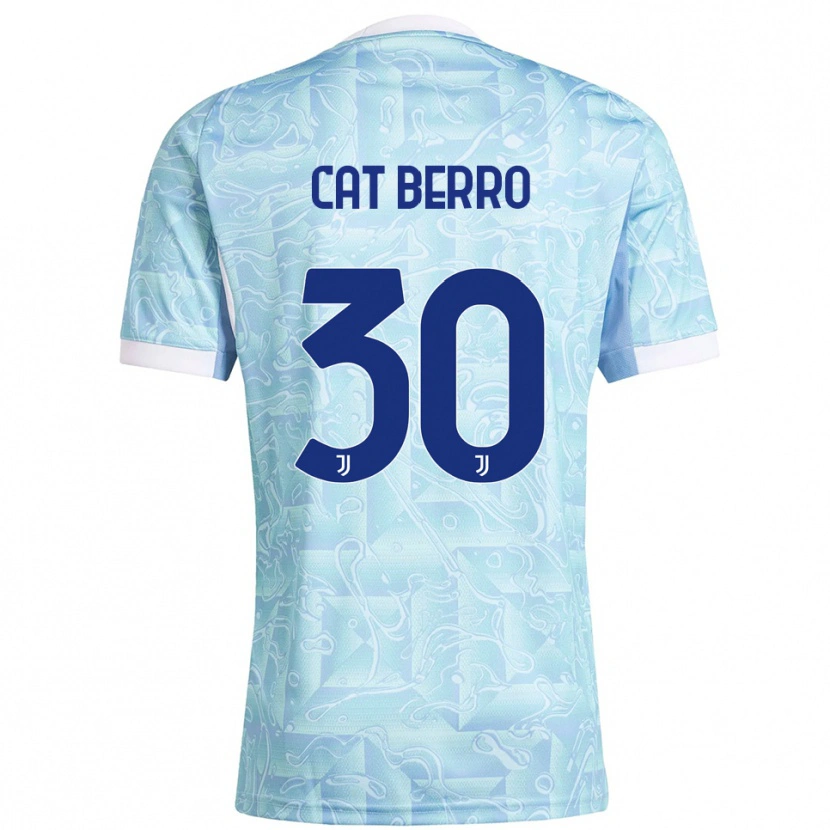 Danxen Kvinnor Simone Cat Berro #30 Himmelsblå Gul Bortatröja Matchtröjor 2025/26 Tröjor T-Tröja