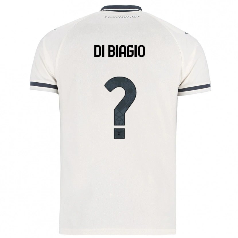 Danxen Kvinnor Simone Di Biagio #0 Vit Marinblå Bortatröja Matchtröjor 2025/26 Tröjor T-Tröja