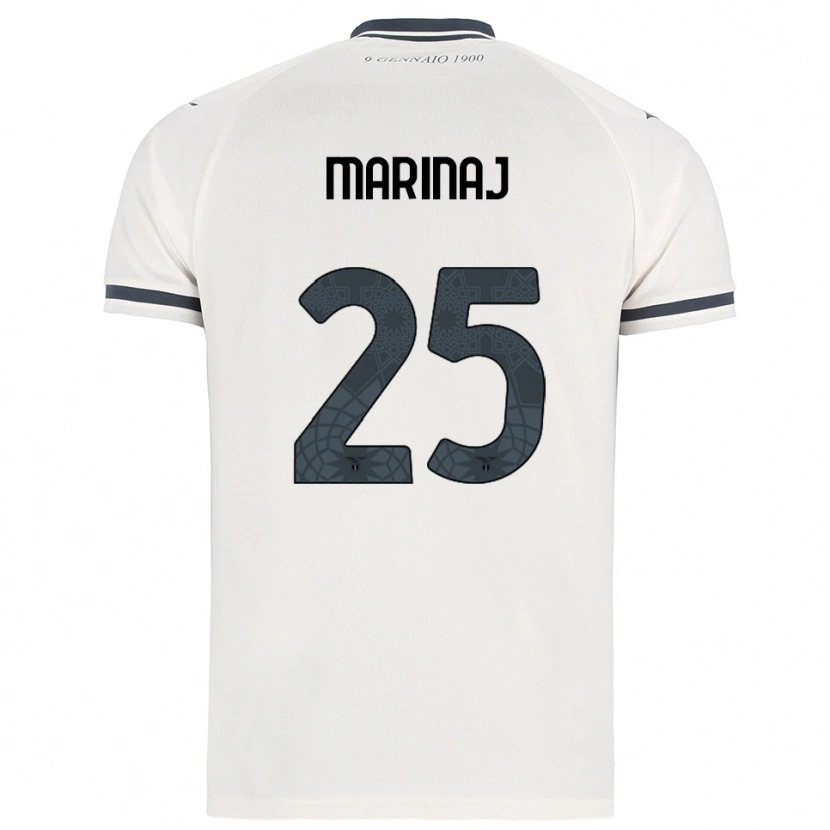 Danxen Kvinnor Kledi Marinaj #25 Vit Marinblå Bortatröja Matchtröjor 2025/26 Tröjor T-Tröja
