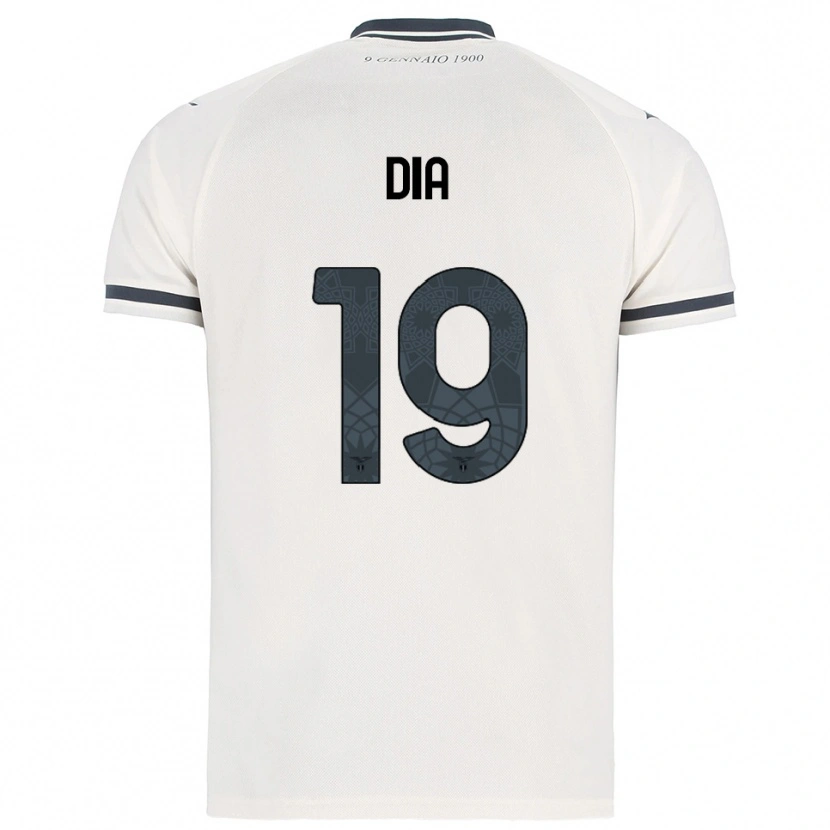 Danxen Kvinnor Boulaye Dia #19 Vit Marinblå Bortatröja Matchtröjor 2025/26 Tröjor T-Tröja