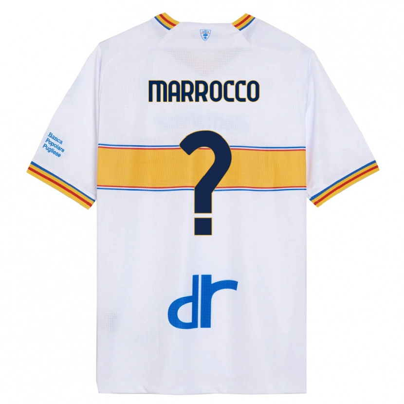 Danxen Kvinnor Iacopo Marrocco #0 Vit Gul Bortatröja Matchtröjor 2025/26 Tröjor T-Tröja