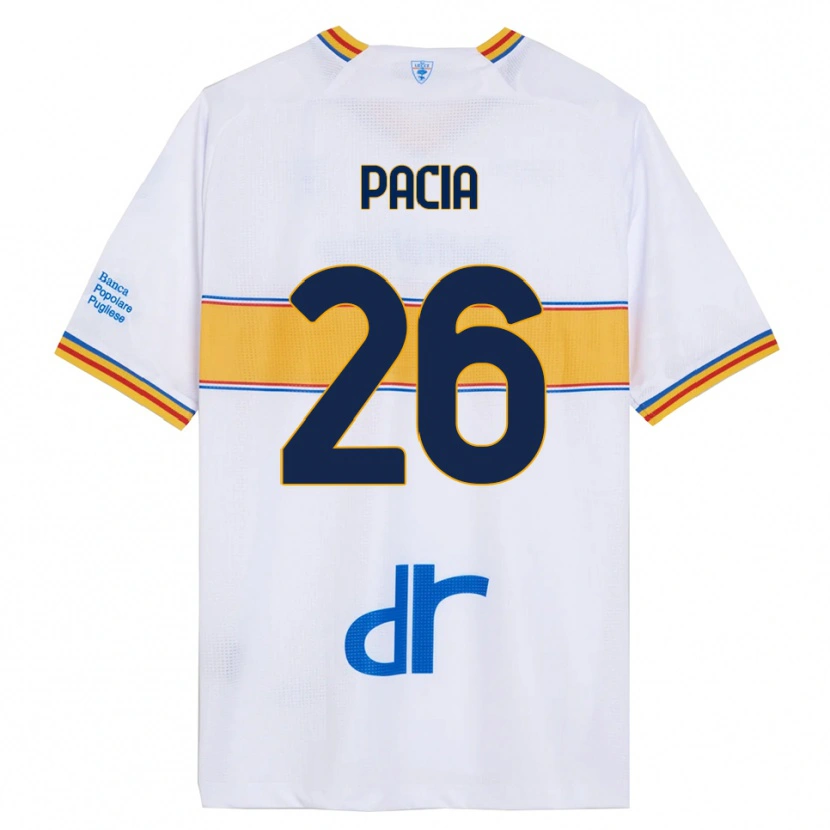 Danxen Kvinnor Fabiano Pacia #26 Vit Gul Bortatröja Matchtröjor 2025/26 Tröjor T-Tröja