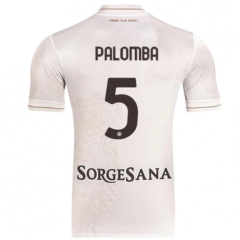 Danxen Kvinnor Fabio Palomba #5 Champagne Brun Bortatröja Matchtröjor 2025/26 Tröjor T-Tröja