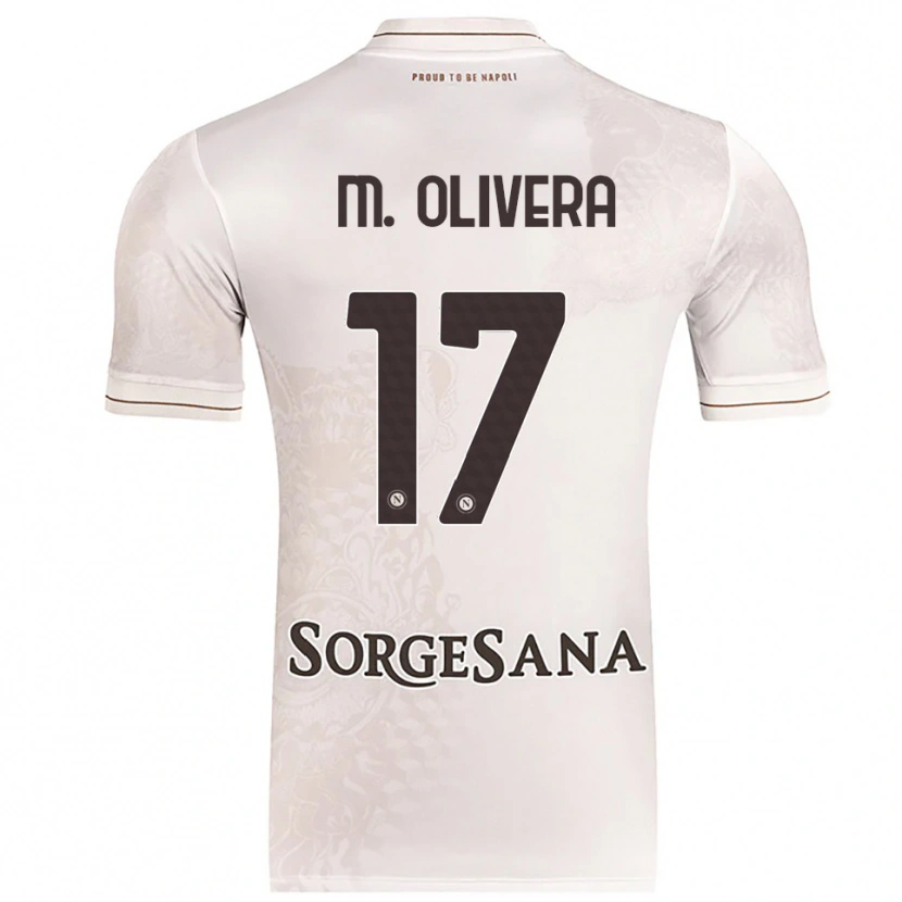 Danxen Kvinnor Mathías Olivera #17 Champagne Brun Bortatröja Matchtröjor 2025/26 Tröjor T-Tröja