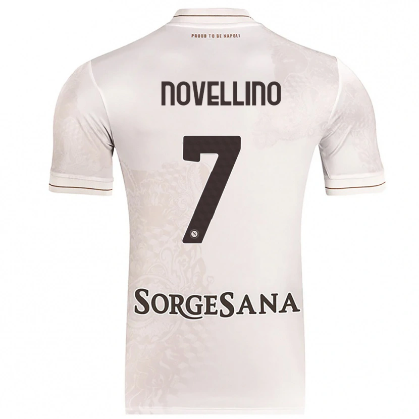 Danxen Kvinnor Debora Novellino #7 Champagne Brun Bortatröja Matchtröjor 2025/26 Tröjor T-Tröja