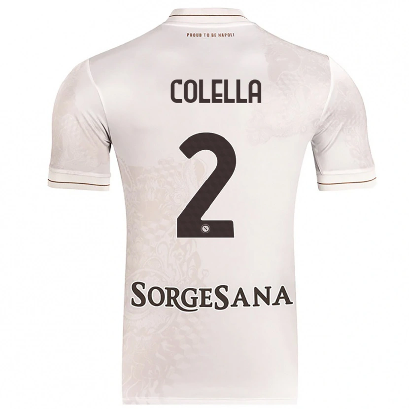 Danxen Kvinnor Raffaele Colella #2 Champagne Brun Bortatröja Matchtröjor 2025/26 Tröjor T-Tröja