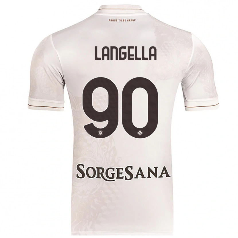 Danxen Kvinnor Gabriella Langella #90 Champagne Brun Bortatröja Matchtröjor 2025/26 Tröjor T-Tröja