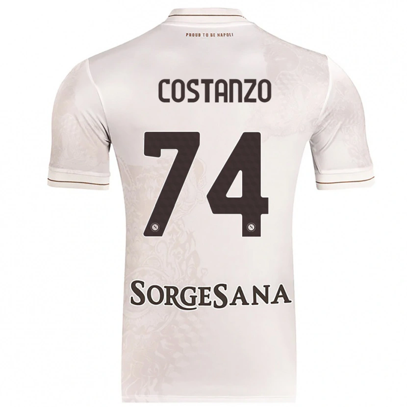 Danxen Kvinnor Davide Costanzo #74 Champagne Brun Bortatröja Matchtröjor 2025/26 Tröjor T-Tröja