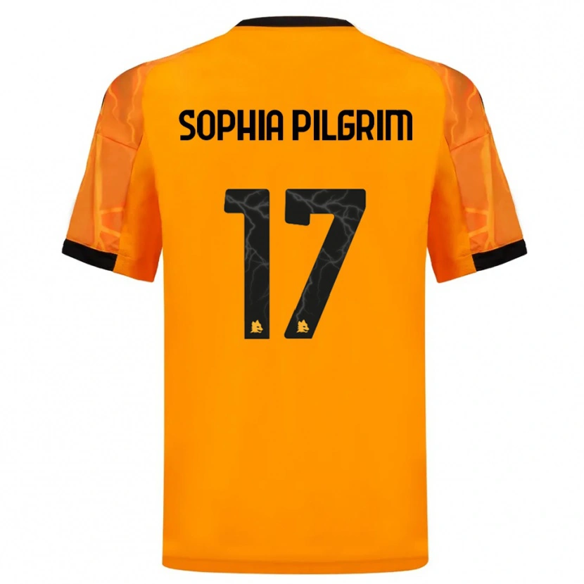 Danxen Kvinnor Alayah Sophia Pilgrim #17 Orange Svart Bortatröja Matchtröjor 2025/26 Tröjor T-Tröja