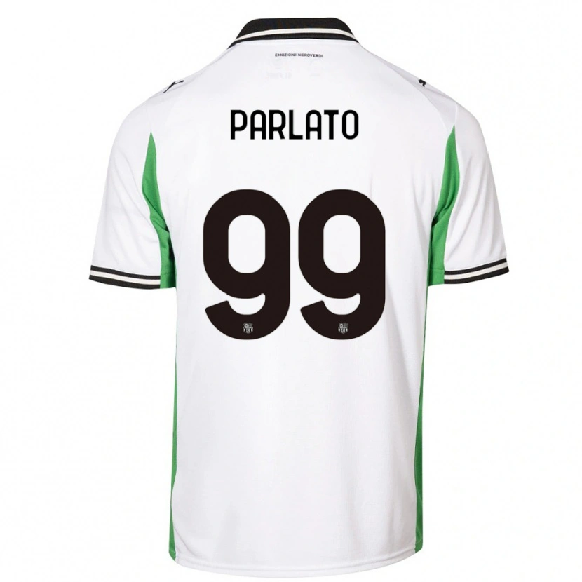 Danxen Kvinnor Claudio Parlato #99 Vit Grön Svart Bortatröja Matchtröjor 2025/26 Tröjor T-Tröja