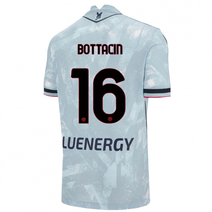 Danxen Kvinnor Enrico Bottacin #16 Ljusblå Svart Bortatröja Matchtröjor 2025/26 Tröjor T-Tröja