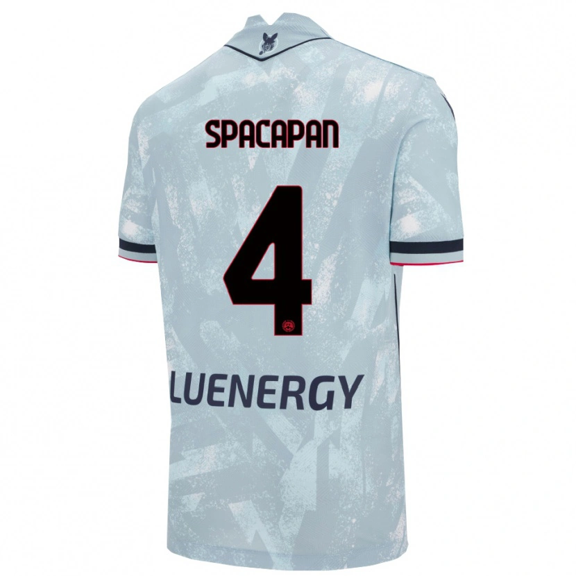 Danxen Kvinnor Luka Spacapan #4 Ljusblå Svart Bortatröja Matchtröjor 2025/26 Tröjor T-Tröja