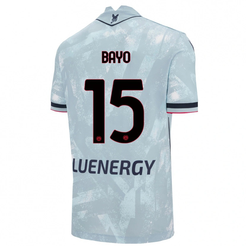 Danxen Kvinnor Vakoun Bayo #15 Ljusblå Svart Bortatröja Matchtröjor 2025/26 Tröjor T-Tröja