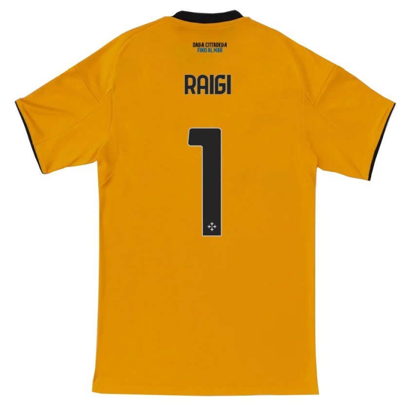 Danxen Kvinnor Francesco Raigi #1 Orange Blå Bortatröja Matchtröjor 2025/26 Tröjor T-Tröja