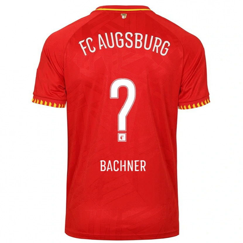 Danxen Kvinnor Max Bachner #0 Röd Gul Bortatröja Matchtröjor 2025/26 Tröjor T-Tröja