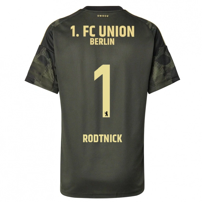 Danxen Kvinnor Jaden Rodtnick #1 Mörkgrön Svart Bortatröja Matchtröjor 2025/26 Tröjor T-Tröja