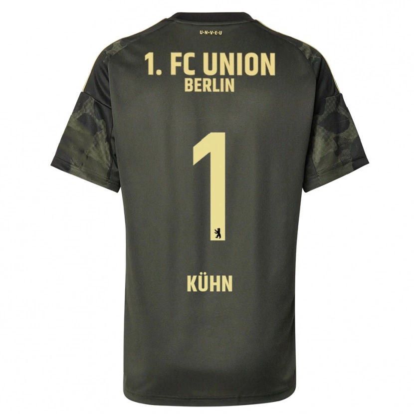 Danxen Kvinnor Samuel Kühn #1 Mörkgrön Svart Bortatröja Matchtröjor 2025/26 Tröjor T-Tröja
