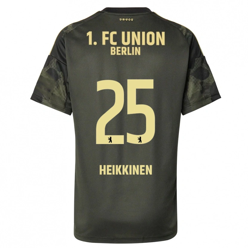 Danxen Kvinnor Ida Heikkinen #25 Mörkgrön Svart Bortatröja Matchtröjor 2025/26 Tröjor T-Tröja