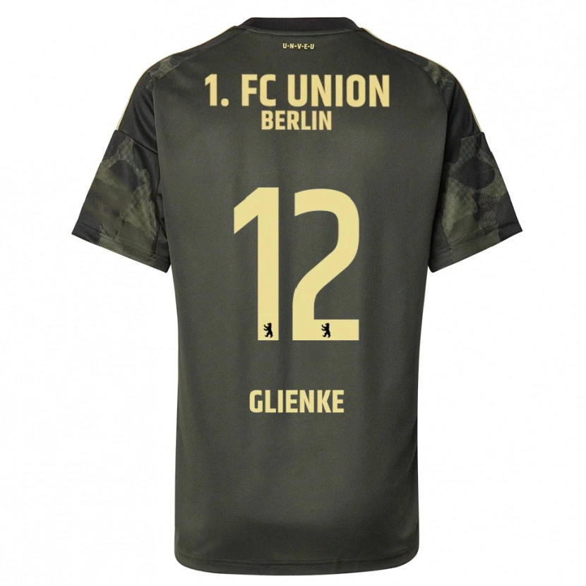 Danxen Kvinnor Niklas Glienke #12 Mörkgrön Svart Bortatröja Matchtröjor 2025/26 Tröjor T-Tröja