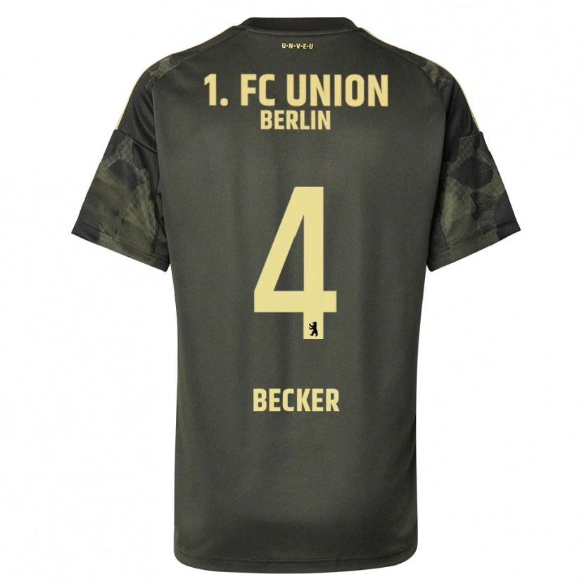 Danxen Kvinnor Marie Becker #4 Mörkgrön Svart Bortatröja Matchtröjor 2025/26 Tröjor T-Tröja