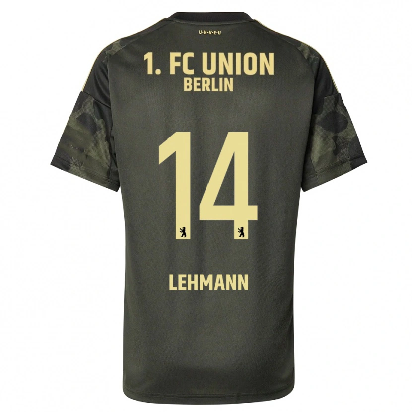 Danxen Kvinnor Noah Lehmann #14 Mörkgrön Svart Bortatröja Matchtröjor 2025/26 Tröjor T-Tröja