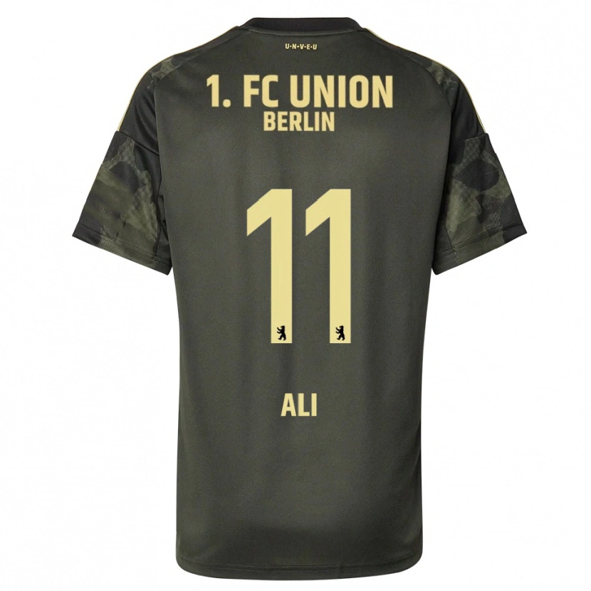 Danxen Kvinnor Suheib-Elias Ali #11 Mörkgrön Svart Bortatröja Matchtröjor 2025/26 Tröjor T-Tröja