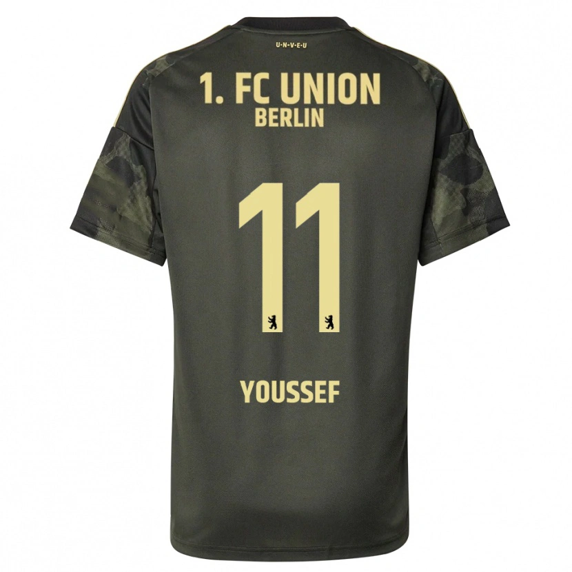 Danxen Kvinnor Nour Youssef #11 Mörkgrön Svart Bortatröja Matchtröjor 2025/26 Tröjor T-Tröja