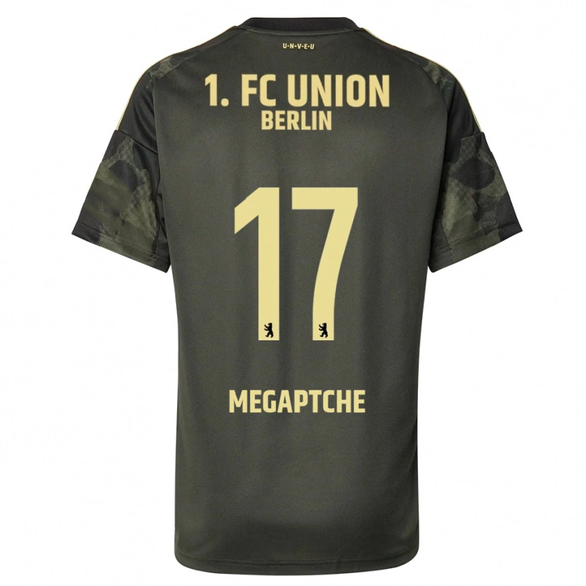 Danxen Kvinnor Yann Megaptche #17 Mörkgrön Svart Bortatröja Matchtröjor 2025/26 Tröjor T-Tröja