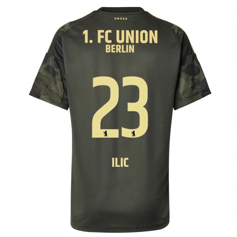 Danxen Kvinnor Andrej Ilic #23 Mörkgrön Svart Bortatröja Matchtröjor 2025/26 Tröjor T-Tröja
