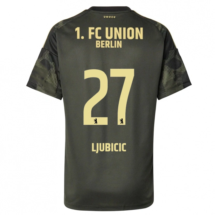 Danxen Kvinnor Marin Ljubicic #27 Mörkgrön Svart Bortatröja Matchtröjor 2025/26 Tröjor T-Tröja