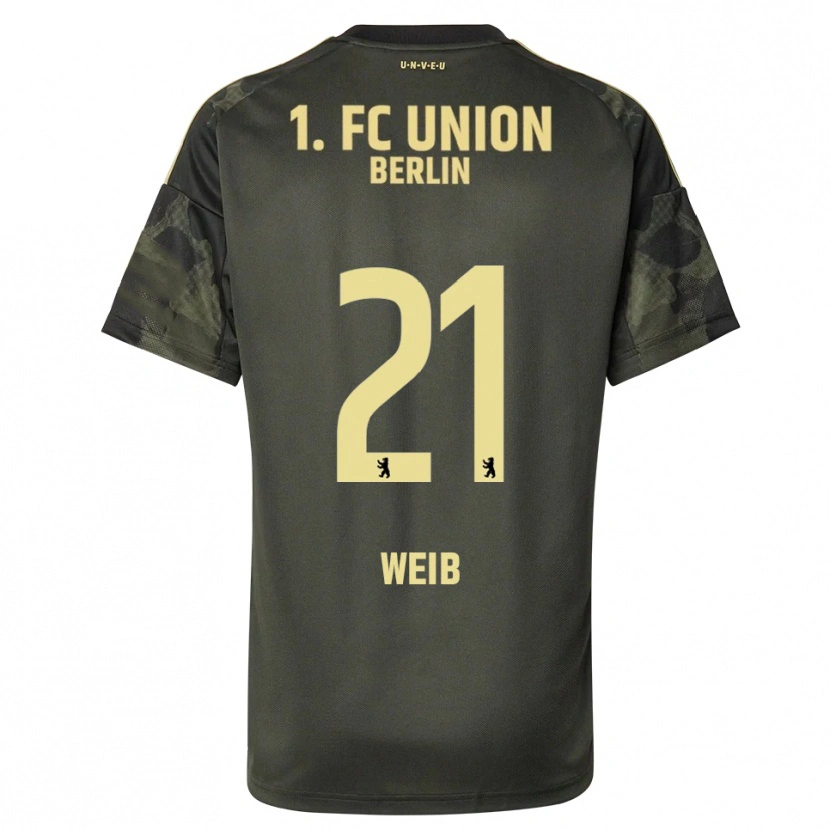 Danxen Kvinnor Anna Weiß #21 Mörkgrön Svart Bortatröja Matchtröjor 2025/26 Tröjor T-Tröja