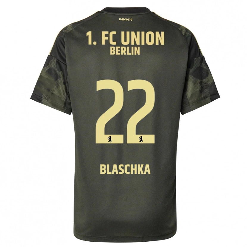 Danxen Kvinnor Anouk Blaschka #22 Mörkgrön Svart Bortatröja Matchtröjor 2025/26 Tröjor T-Tröja