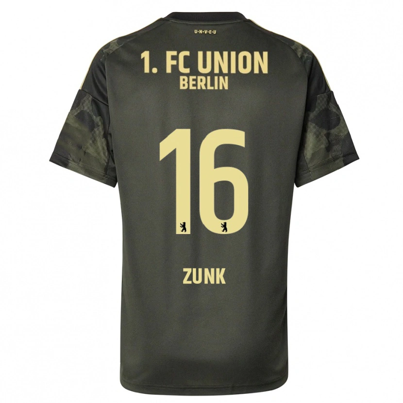 Danxen Kvinnor Niklas Zunk #16 Mörkgrön Svart Bortatröja Matchtröjor 2025/26 Tröjor T-Tröja