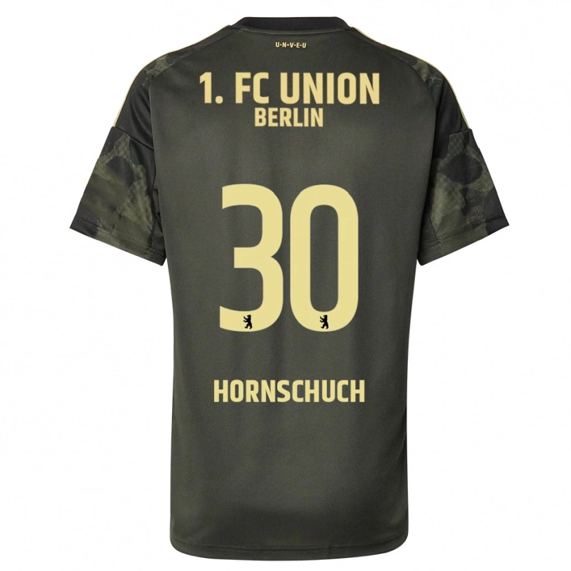 Danxen Kvinnor Sarah Hornschuch #30 Mörkgrön Svart Bortatröja Matchtröjor 2025/26 Tröjor T-Tröja