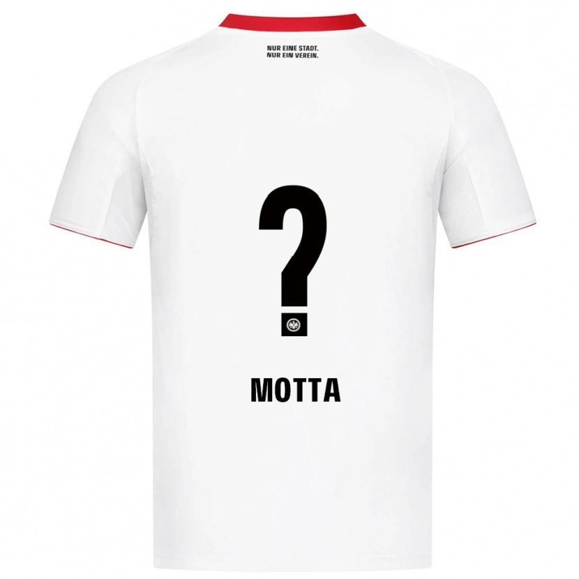 Danxen Kvinnor Noel Motta #0 Vit Röd Bortatröja Matchtröjor 2025/26 Tröjor T-Tröja