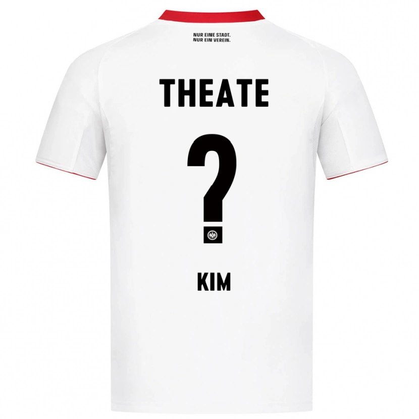 Danxen Kvinnor Junhyung Kim #0 Vit Röd Bortatröja Matchtröjor 2025/26 Tröjor T-Tröja
