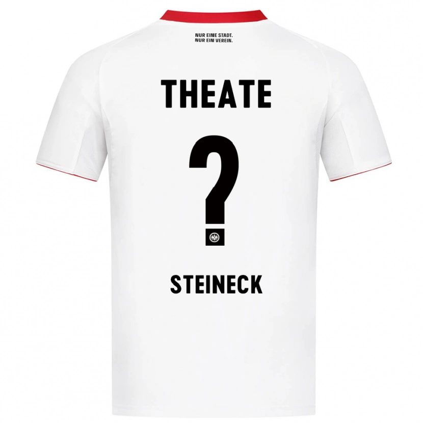 Danxen Kvinnor David Steineck #0 Vit Röd Bortatröja Matchtröjor 2025/26 Tröjor T-Tröja